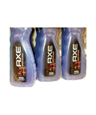 Ax Night Attack Uplifting Guarana Shower Gel Shower Gel 3x400ml 1200ml - Buy Online on GoSupps.com