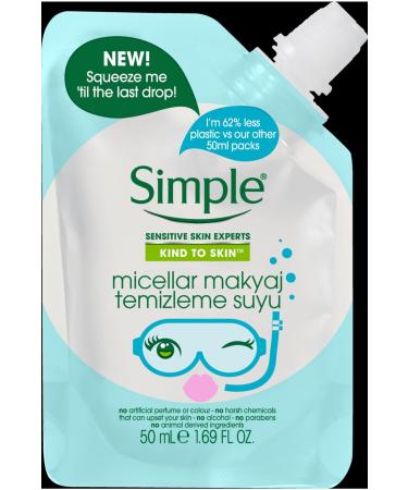 Simple Kind To Skin Mini Micellar Makeup Remover Water 50 Ml