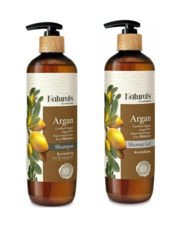 Naturals By Watsons Argan Shampoo + Argan Shower Gel 490 Ml