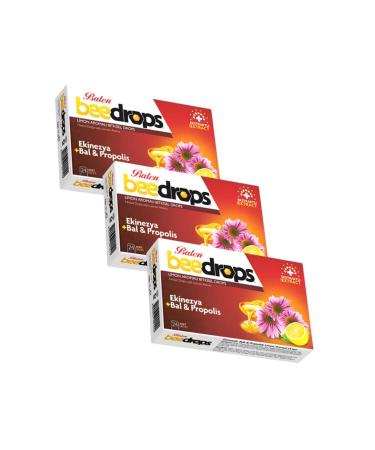 Balen Beedrops Echinacea+honey-propolis Lemon Flavored 24 Drops X 3 Boxes