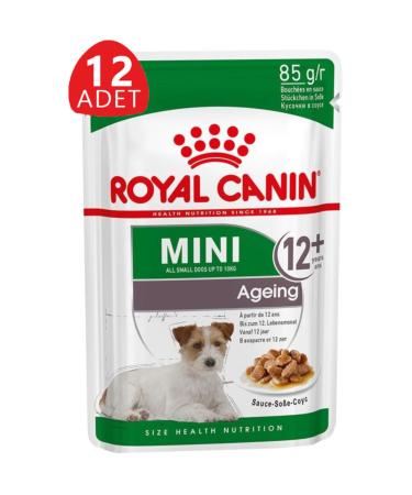 Royal Canin Mini Aging +12 Old Dog Pouch 85 Gr 12 Pieces