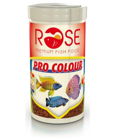 Rose Pro Colour 250 ml High Protein Aquarium Colouring Fish Food