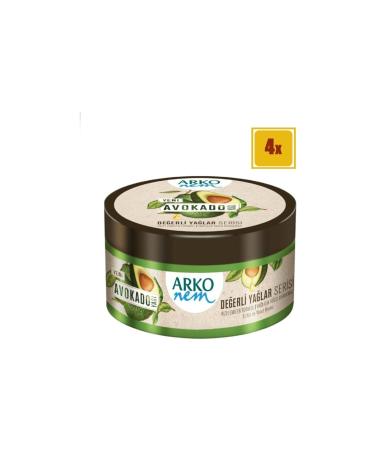 Arko Nem Cream Precious Oils Avocado 250 Ml Set of 4