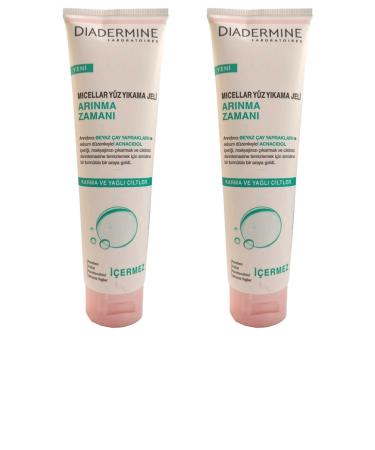Diadermine Micellar Face Wash Gel Cleansing Time 150 Ml (2 Pieces)