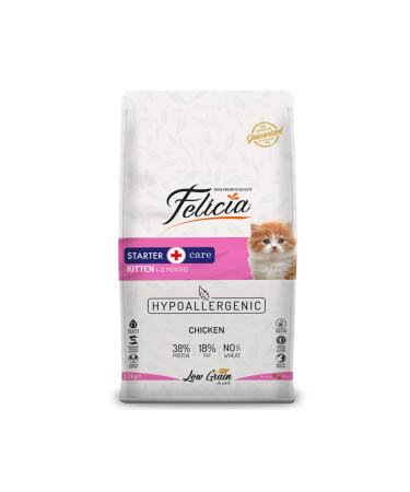 Felicia Low Grain 12 Kg Hypoallergenic Cat Food with Chicken