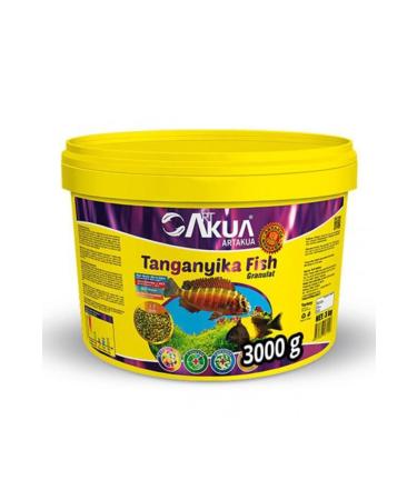 Artakua Tanganyika Fish Granulate Feed 3000 gr 3 Kg Bucket