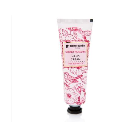 Pierre Cardin Secret Paradise Moisturizing Hand Cream with Baobab Oil and Vitamin E - 30 Ml