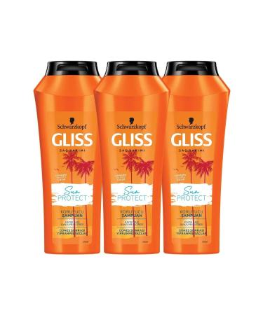 Gliss Sun Protect Sun Protection Shampoo 500 ml 3-pack - Buy Online on GoSupps.com