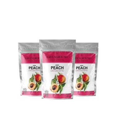 Green Ground Dried Peach Slices 200 gr 3 Pack
