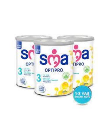 SMA Optipro 3 Probiotic Follow-On Milk 800 Gr X 3 Pieces