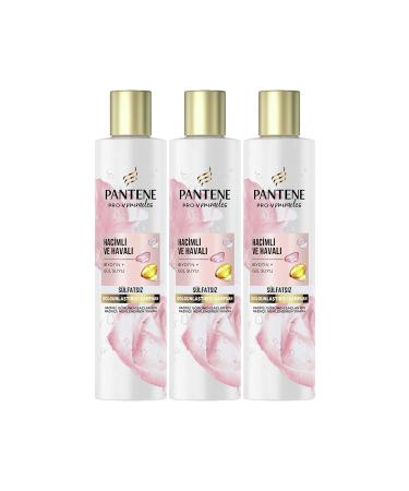 Pantene Sulfate-Free Volumizing Shampoo Biotin & Rose Water 675ml (225ML X 3) - Buy Online on GoSupps.com