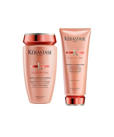 Kerastase Discipline Bain Fluidealiste Gentle Shampoo 250 Ml + Fondant Fluidealiste Conditioner 200 ml