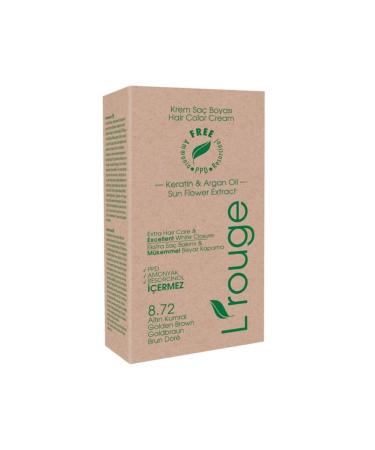 L'ROUGE Cream Hair Dye - Golden Blonde