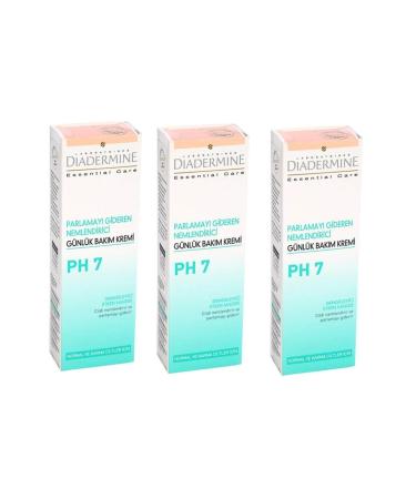 Diadermine Anti-Shine Moisturizing Daily Care Cream Ph7 Normal and Combination Skin 50 ml X 3 Pieces