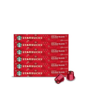 Starbucks Holiday Blend Christmas Capsule Coffee X 6