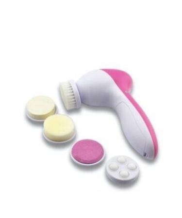 Makeuptime White Pink Skin Cleansing and Massage Tool with 5 Heads - Buy Online on GoSupps.com