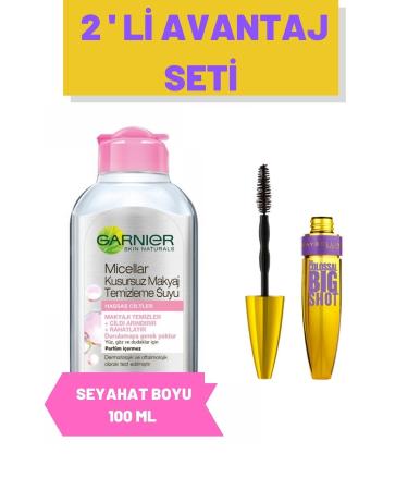 Maybelline New York The Colossal Big Shot Mascara & Makeup Remover Water