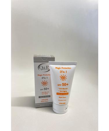 Q&R 3In1 50 Factor Sunscreen Cream 8681161400254