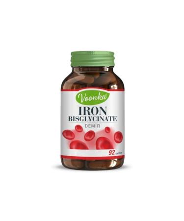 Voonka Iron Bisglycinate 92 Capsules