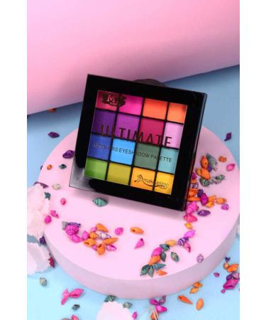 Makeuptime Unicorn Colorful 16-Color Eyeshadow Palette Makeup Time