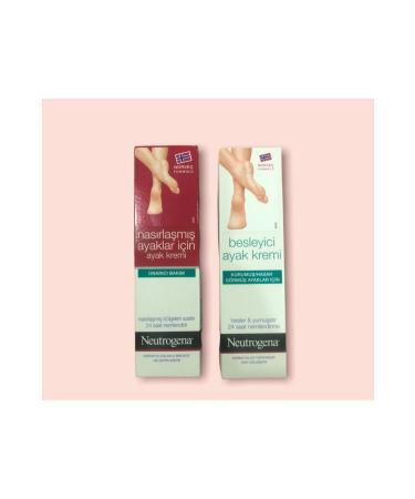 Neutrogena Foot Cream for Calloused Feet 50 Ml + Nourishing Foot Cream 50 Ml