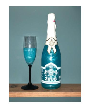 OS ZEUS Non-Alcoholic Blueberry Flavored Carbonated Drink