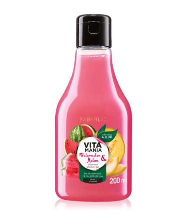 Faberlic Vitamin Series Shower Gel Melon and Watermelon 200ml
