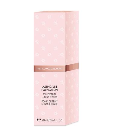 Naj Oleari Lasting Veil Foundation Natural Rose Long-Lasting Liquid Foundation - Buy Online on GoSupps.com