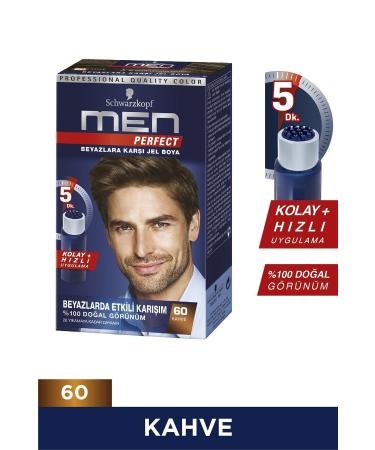 Schwarzkopf Brand: Men Perfect Hair Dye 60 - Brown Category: Hair Dye