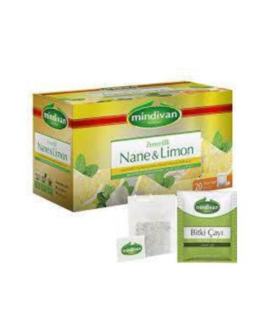 Aybars Spice Mindivan Shake Tea Bag 20l Mint Lemon Tea Is Not Medicine.