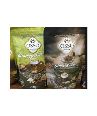 Osso Coffee Set of 2 (Pistachio Coffee + Dibek Coffee) 200 Gr.