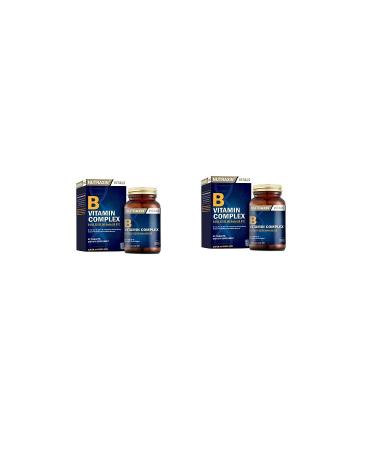 Nutraxin Vitamin B Complex Contributing to Normal Energy Formation 60 Tablets x 2