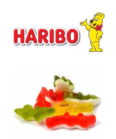 Haribo Giant Crocodile 1 Kg. Double Layer Jelly Beans