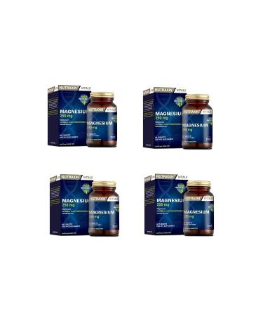 Nutraxin Contributes to Protein Synthesis Magnesium 60 Tablets x4