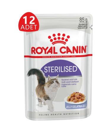 Royal Canin Sterilised 37 Jelly Sterilised Cat Food 85 Gr X 12 Pieces