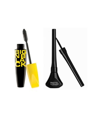 Pastel Black Big N Mascara 12 ml Waterproof Dipliner 5 ml