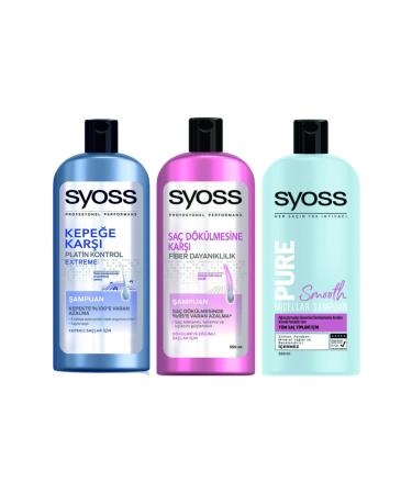 Syoss 3-Pack Shampoo Advantage Package