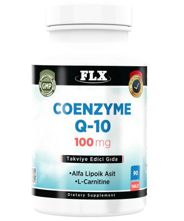 FLX Coenzyme Coenzyme Q-10 L-carnitine Alpha Lipoic Acid 90 Tablets