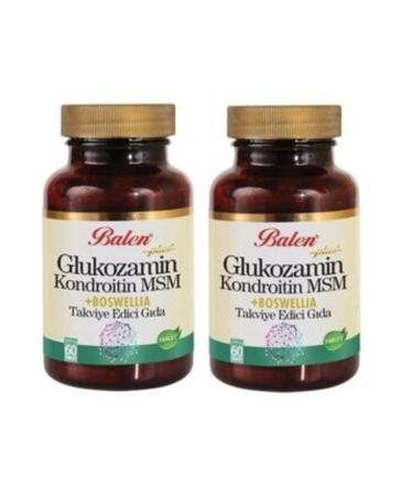 Balen 2 Boxes Glucosamine Chondroitin Msm Boswellia Daily Tablet 60 X 1200 Mg Glucosamine Boswellia