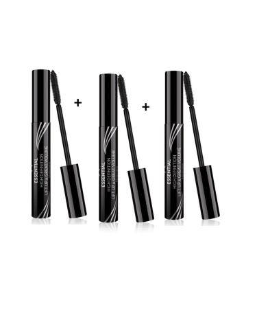 Golden Rose Essential High Definition&liftup&great Volume Mascara 3 Pieces