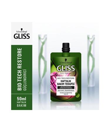 Gliss Brand: Schwarzkopf Bio-tech Weekly Care Therapy 50 Ml Category: Hair Vitamin