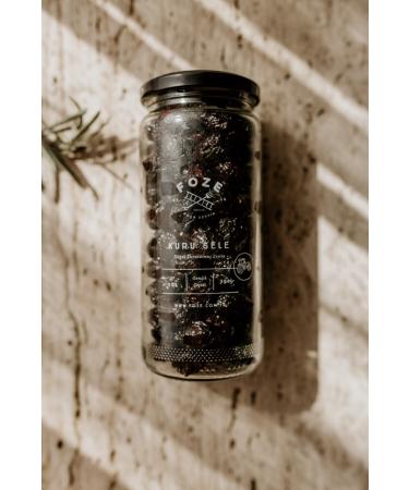 Foze Lightly Salted Dry Black Olives 300 gr - New Crop