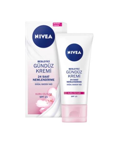 NIVEA Nourishing Day Cream Spf 15 For Dry Skin 50 Ml 2 Pieces