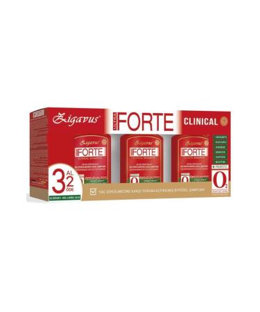 Zigana Zigavus Forte Ultra Clinical Anti-Hair Loss Care Shampoo Buy 3 Pay 2 Dry and Normal Hair