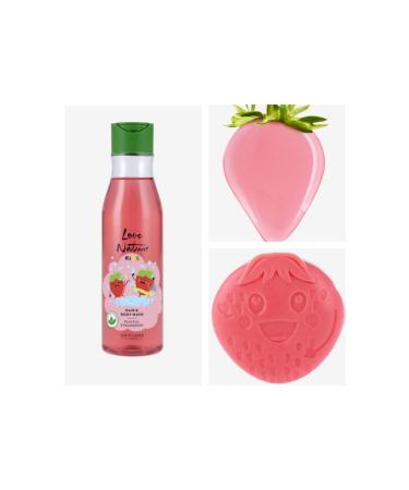 Oriflame Kids Strawberry Essence Hair & Body Shampoo + Soap