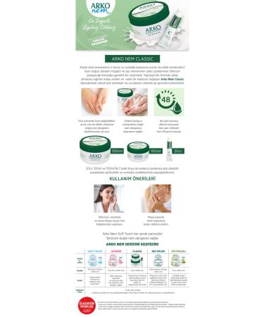 Arko Classic Natural Cream 300mlx 4 Pieces - Buy Online on GoSupps.com