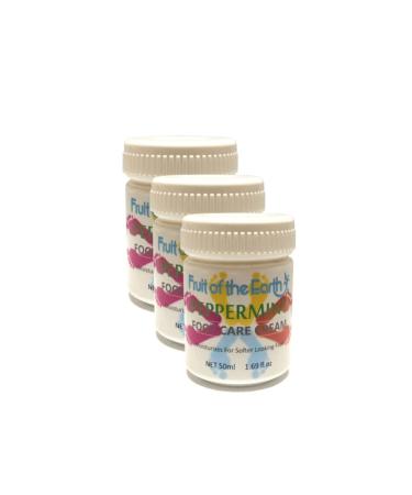 Foot Care Cream Mint Freshness and Scent 3 Pieces 50 ml
