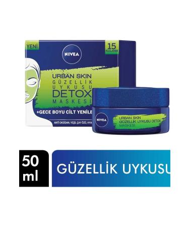 NIVEA Brand: Beauty Sleep Face Mask 50 Ml Urban Skin Detox 4005900587787 Category: Face Cream