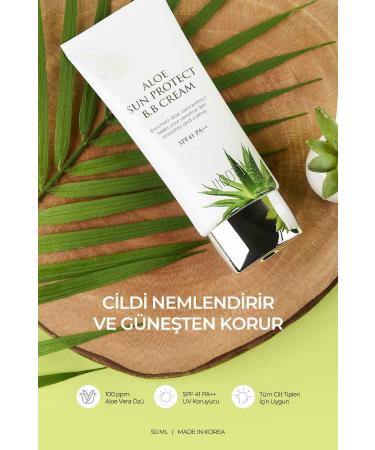 Jigott Sunscreen and Moisturizing BB Cream Aloe Sun Protect BB Cream Spf 41 Pa ++ - Buy Online on GoSupps.com