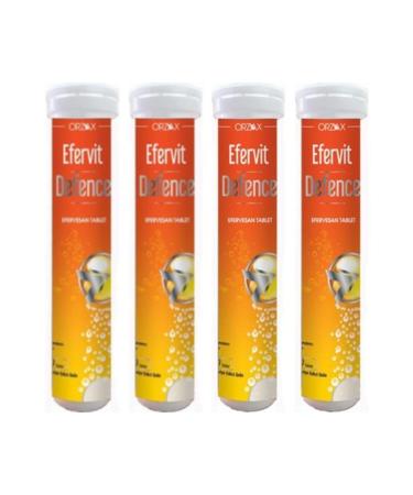 Ocean Efervit Defense 20 Effervescent Tablets 4 Boxes